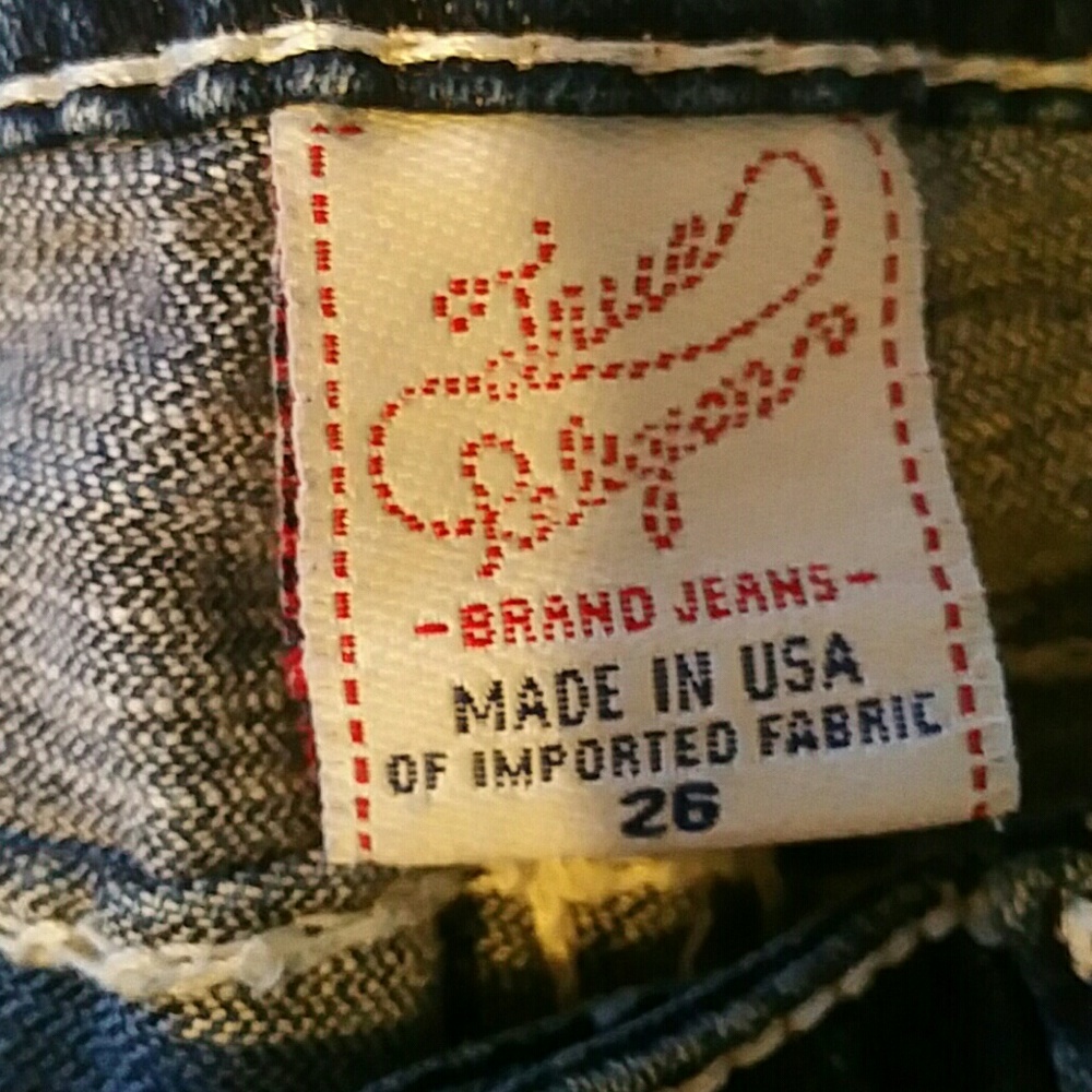 True Religion Jeans. Size 26. JCT007 - Picture 4 of 4
